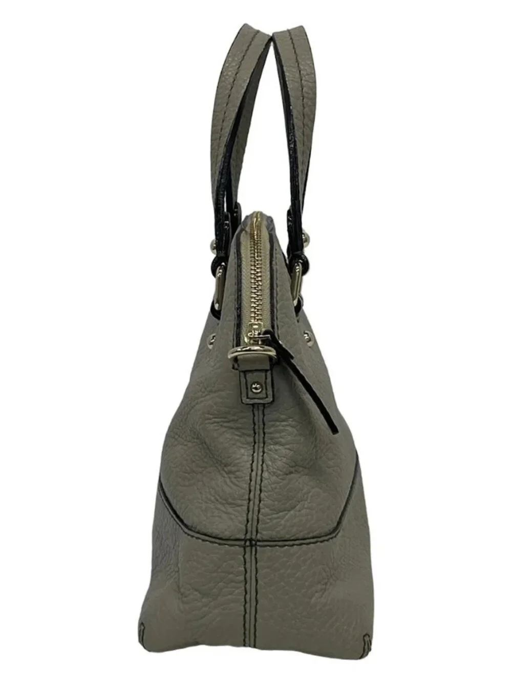 Kate spade PXRU2969 Gray Beige Leather Handbag